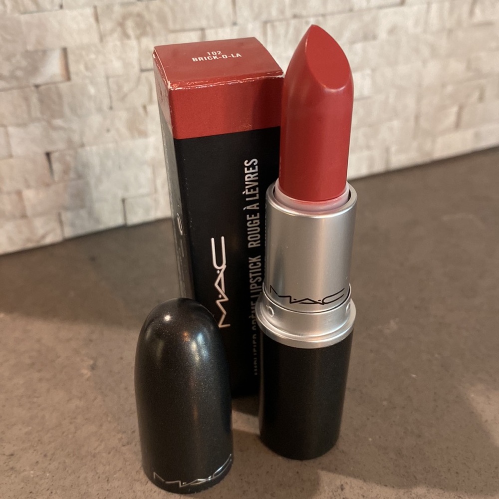 Mac Cosmetics Brick-O-La Amplified Creme Lipstick MAC - Picture 5 of 5